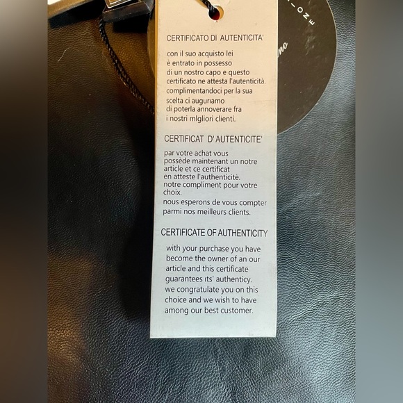 🆕 AE Di Milano Emporio Collezioni Men's Faux Leather Jacket - Black - medium - Picture 2 of 7